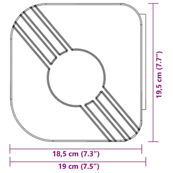 vidaXL Markis infällbar antracit 4,5x3 m tyg&aluminium Antracit