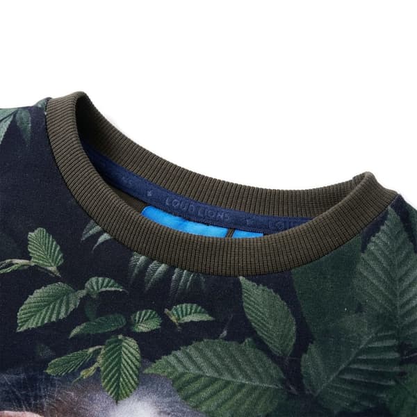 vidaXL Barntröja khaki 140 Grön