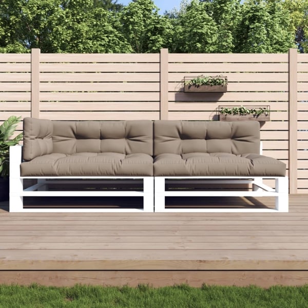 vidaXL Palldynor 5 st taupe tyg Taupe