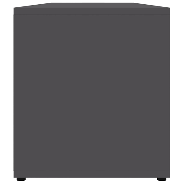 vidaXL Tv-bänk grå 120x34x37 cm konstruerat trä grå