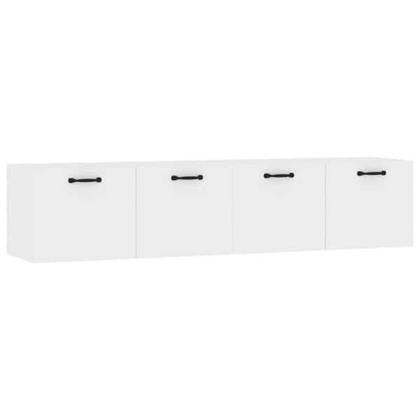 vidaXL Väggskåp 2 st vit 60x36,5x35 cm konstruerat trä Vit