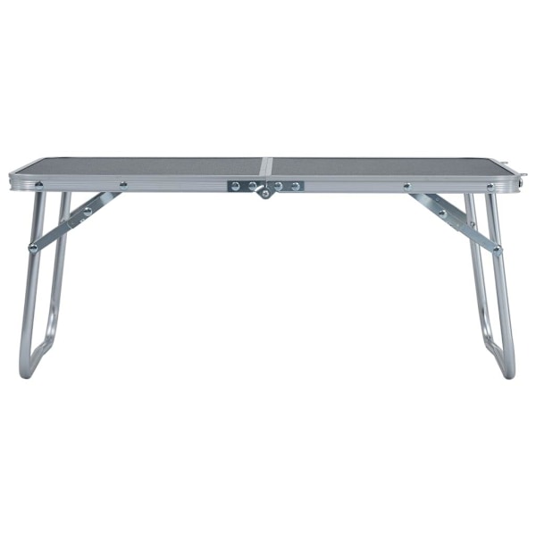vidaXL Hopfällbart campingbord grå aluminium 6 c7bd | Fyndiq