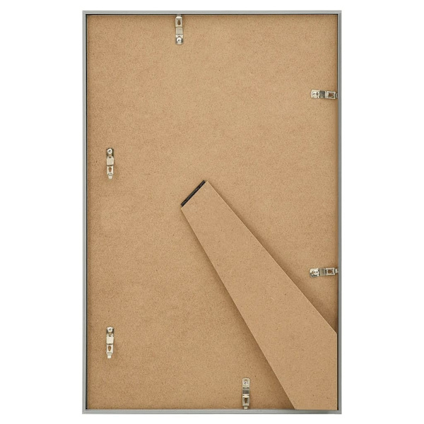 vidaXL Fotoramar 5 st för bord silver 13x18cm MDF Silver