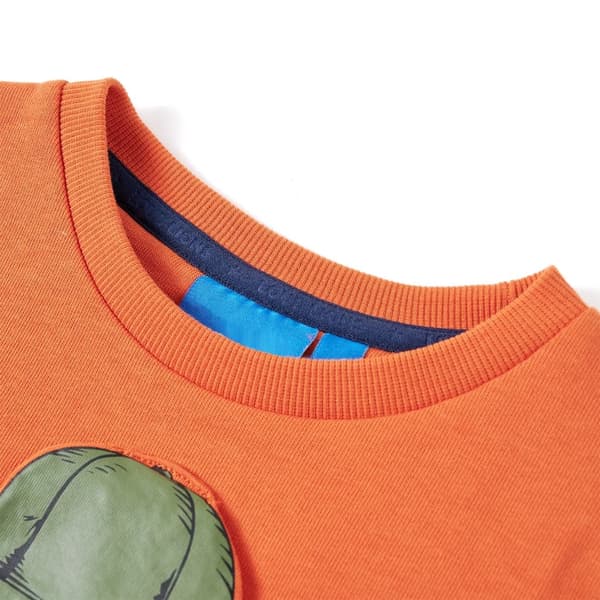 vidaXL Tröja för barn mörk orange 104 Orange
