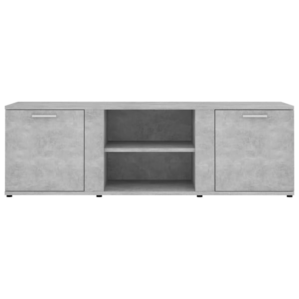 vidaXL Tv-bänk betonggrå 120x34x37 cm konstruerat trä grå