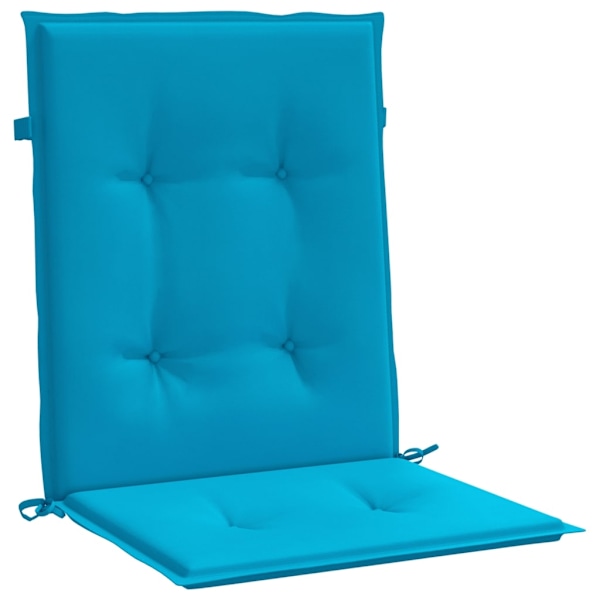 vidaXL Stolsdynor 4 st blå 100x50x3 cm oxfordtyg Blå