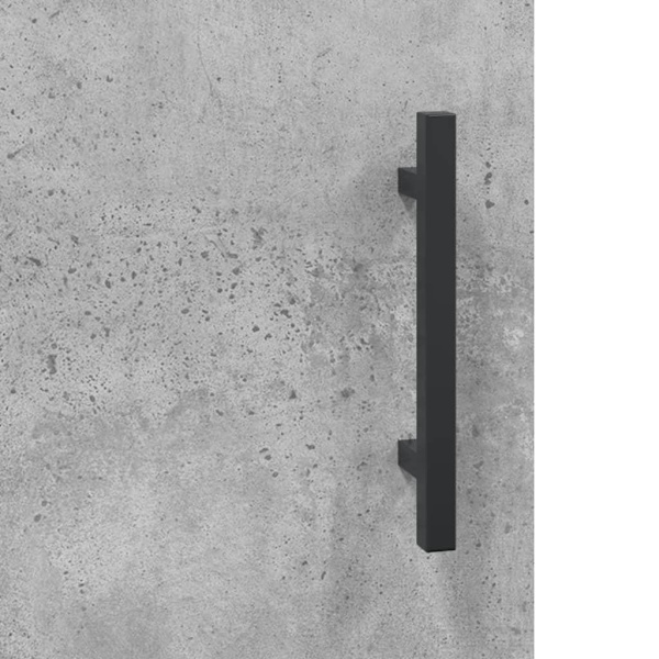 vidaXL Högskåp betonggrå 34,5x34x180 cm konstruerat trä Grå