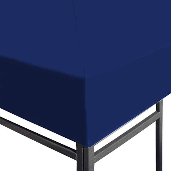 vidaXL Paviljongtak 310 g/m² 3x3 m blå Blå