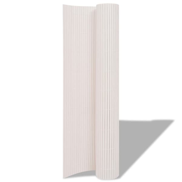 vidaXL Insynsskydd 90x300 cm vit Vit