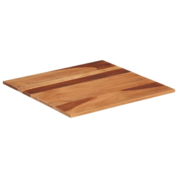 vidaXL Bordsskiva massivt akaciaträ 15-16 mm 60x60 cm Brun