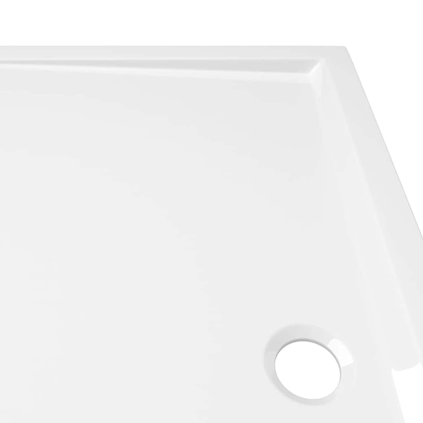 vidaXL Duschkar rektangulärt ABS vit 70x120 cm Vit