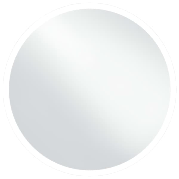 vidaXL Badrumsspegel LED 80 cm Silver