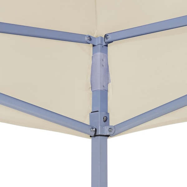 vidaXL Tak till partytält 4x3 m gräddvit 270 g/m² Creme