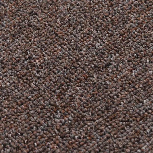 vidaXL Trappstegsmattor 15 st 75x20 cm brun rektangulär Brun