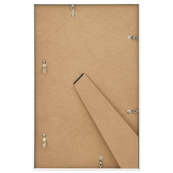 vidaXL Fotoramar 3 st för bord vit 10x15 cm MDF Vit