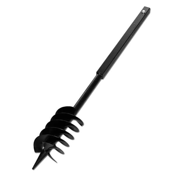vidaXL Jordborr 120 mm Stål inkl. förlängningsrör 9 meter