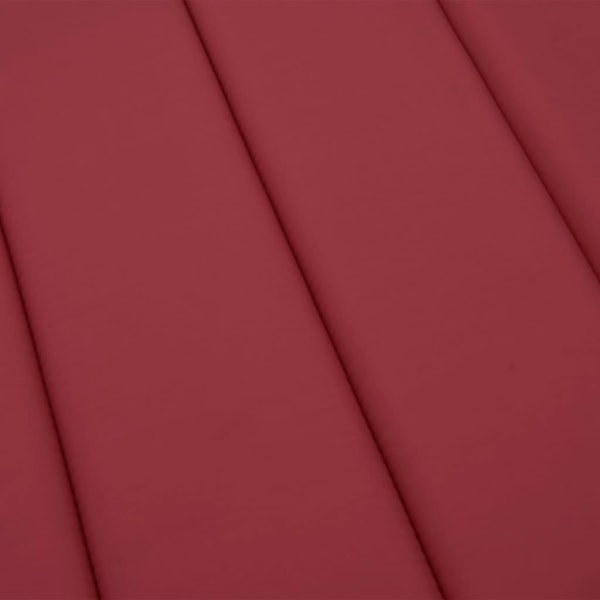 vidaXL Solsängsdyna vinröd 200x50x3 cm oxfordtyg Röd
