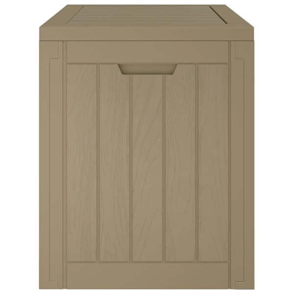 vidaXL Dynbox grå 55,5x43x53 cm polypropen Grå