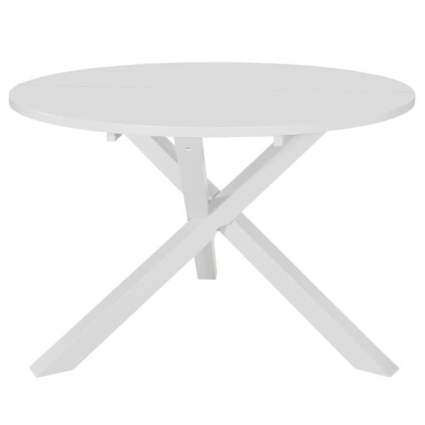 vidaXL Matgrupp 5 delar MDF vit Vit