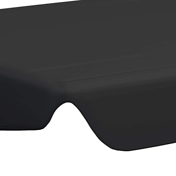 vidaXL Reservtak för hammock svart 188/168x145/110 cm Svart
