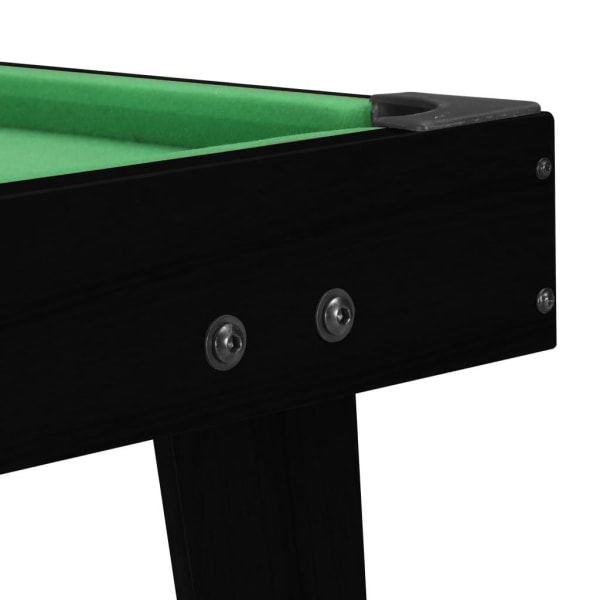 vidaXL Biljardbord mini 3 feet 92x52x19 cm svart och grön Svart