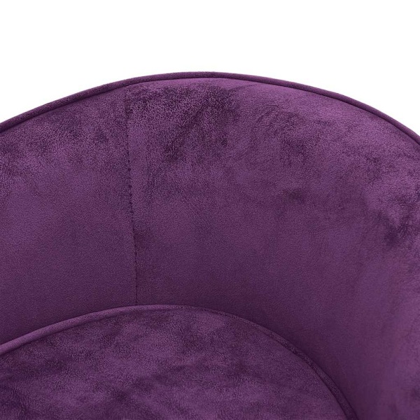 vidaXL Hundsoffa mörklila 69x49x40 cm plysch Lila