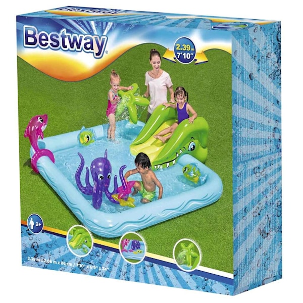 Bestway Lekcenter 239x206x86 cm Flerfärgsdesign