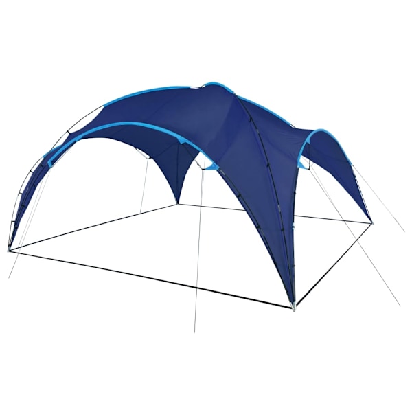 vidaXL Partytält valv 450x450x265 cm mörkblå Blå