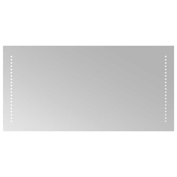 vidaXL Badrumsspegel LED 40x80 cm Transparent