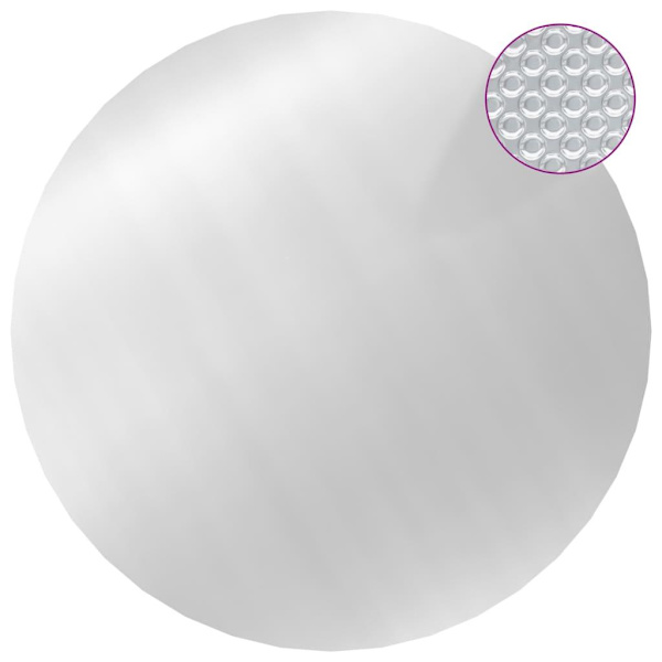 vidaXL Poolskydd silver 210 cm PE Silver