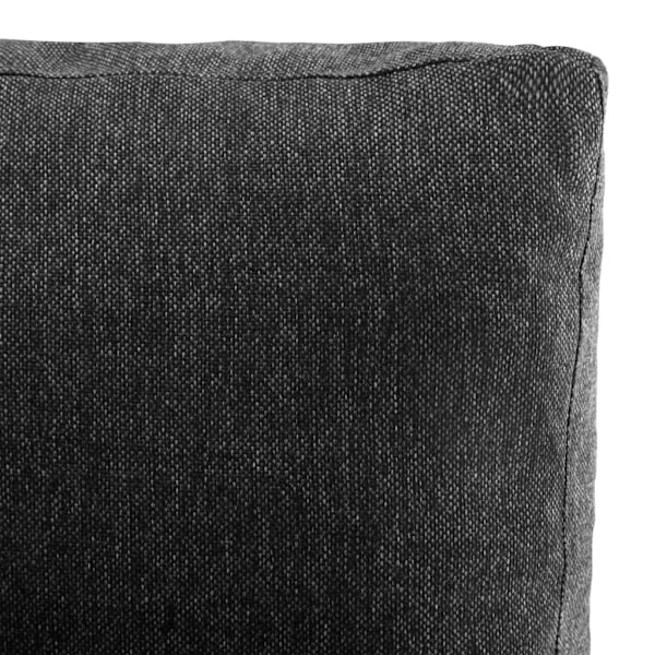 vidaXL Modulsoffa konstläder svart Svart