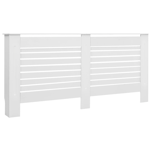 vidaXL Elementskydd 2 st vit 172x19x81,5 cm MDF Vit