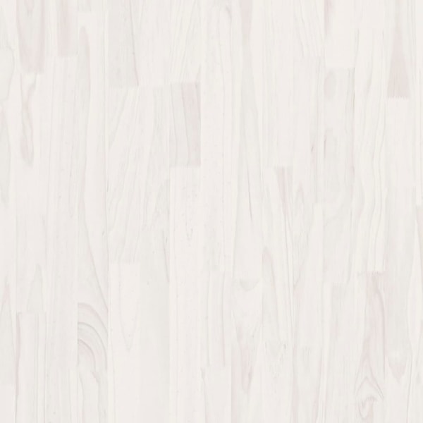 vidaXL Sängbord vit 60x36x64 cm massiv furu Vit