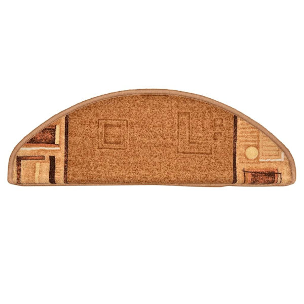 vidaXL Trappstegsmattor självhäftande 5 st 65x21x4 cm beige Beige