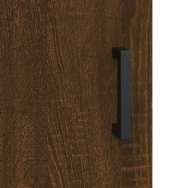 vidaXL Skänk brun ek 69,5x34x90 cm konstruerat trä Brun