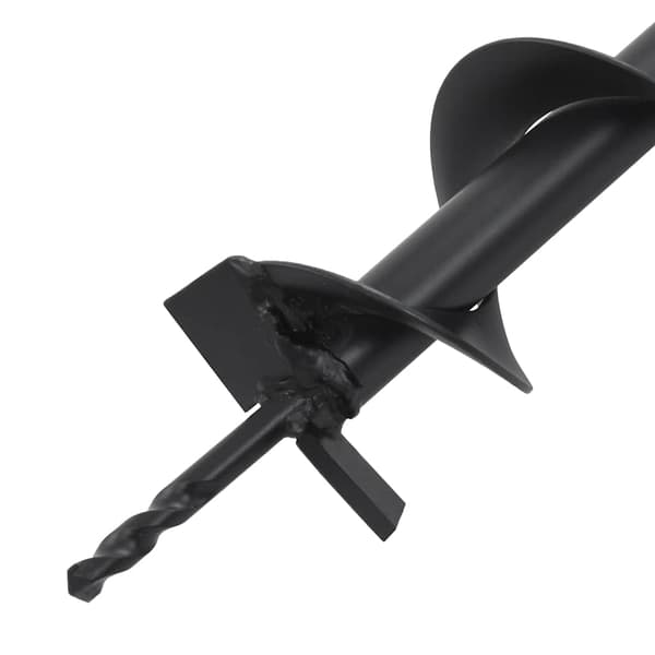 vidaXL Jordborr stål 80 mm