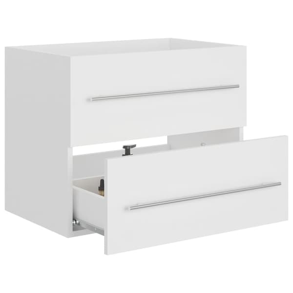 vidaXL Tvättställsskåp vit 60x38,5x48 cm konstruerat trä Vit