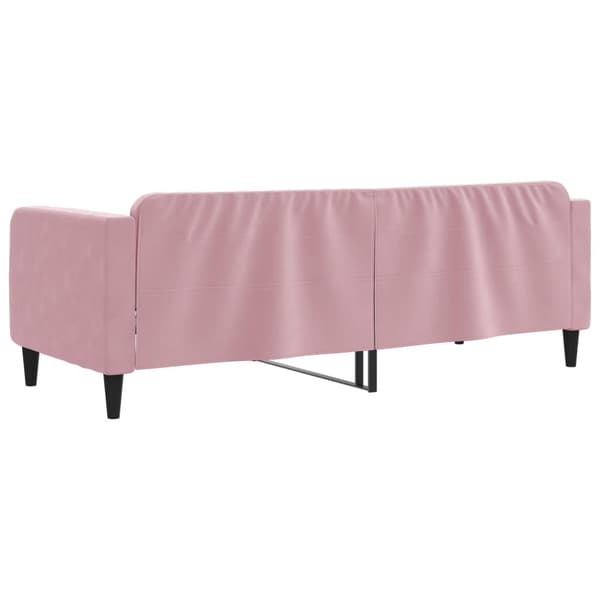 vidaXL Dagbädd rosa 80x200 cm sammet Rosa