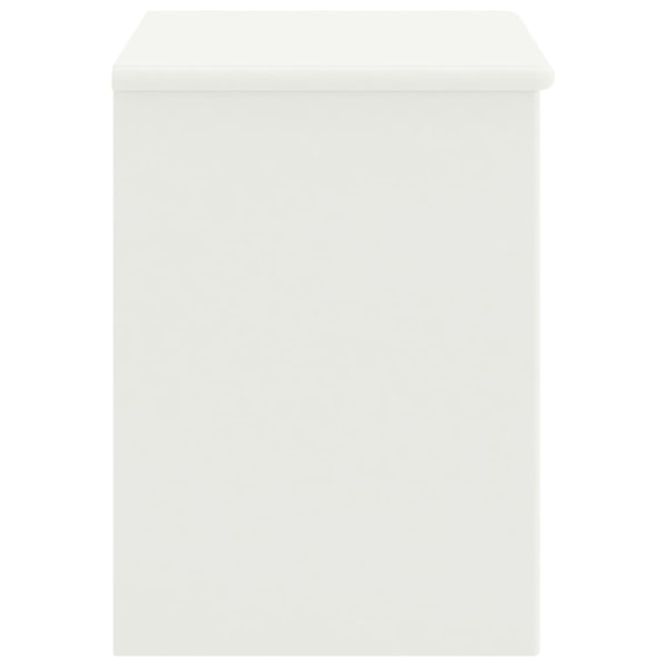 vidaXL Sängbord vit 35x30x40 cm massiv furu Vit