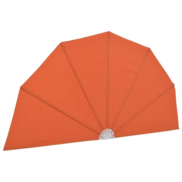 vidaXL Sidomarkis för terrass terrakotta 160 cm Brun