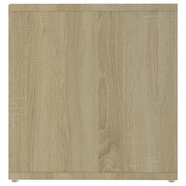 vidaXL TV-skåp 2 st vit och sonoma-ek 72x35x36,5 cm konstruerat trä Vit