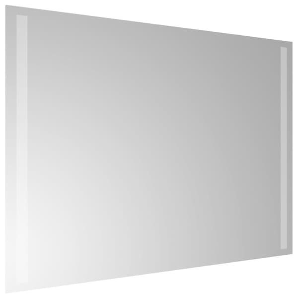 vidaXL Badrumsspegel LED 50x70 cm Transparent