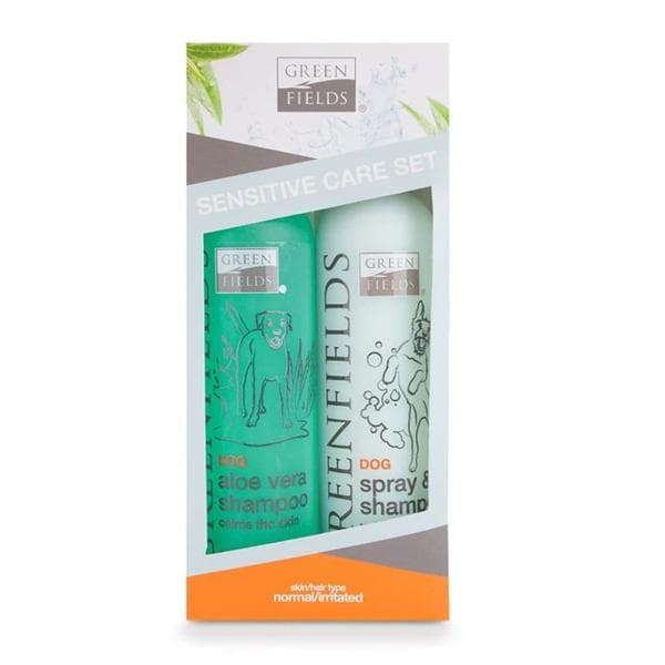 Greenfields Hundschampo och spray set sensitive 2x250 ml