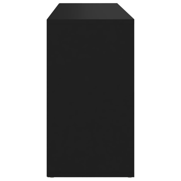 vidaXL Skobänk svart 103x30x54,5 cm konstruerat trä Svart