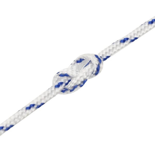 vidaXL Båtlina vit 2 mm 250 m polypropylen