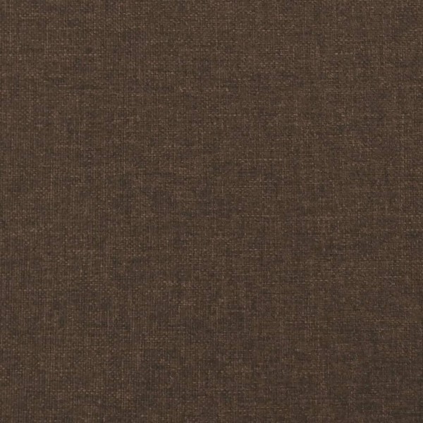 vidaXL Sängram mörkbrun 200x200 cm tyg Brun