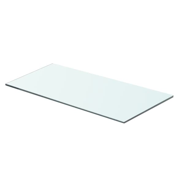 vidaXL Hyllplan 2 st glas genomskinlig 60x25 cm Transparent