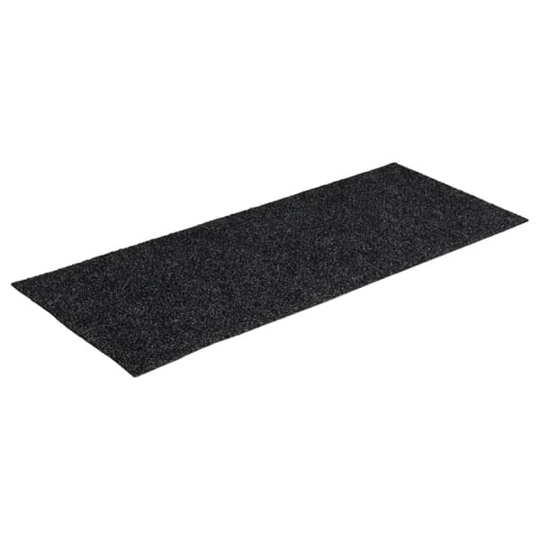 vidaXL Trappmattor självhäftande 15 st 60x25 cm mörkgrå rektangulära grå
