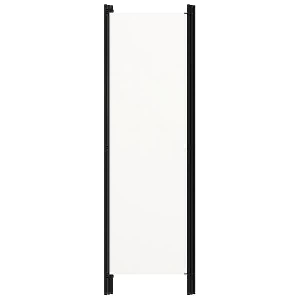 vidaXL Rumsavdelare 3 paneler vit 150x180 cm Vit