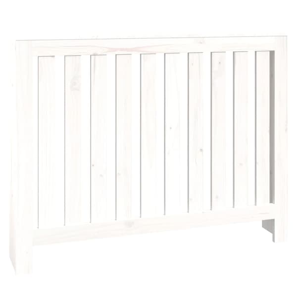 vidaXL Elementskydd Vit 108,5x19x84 cm massiv furu Vit